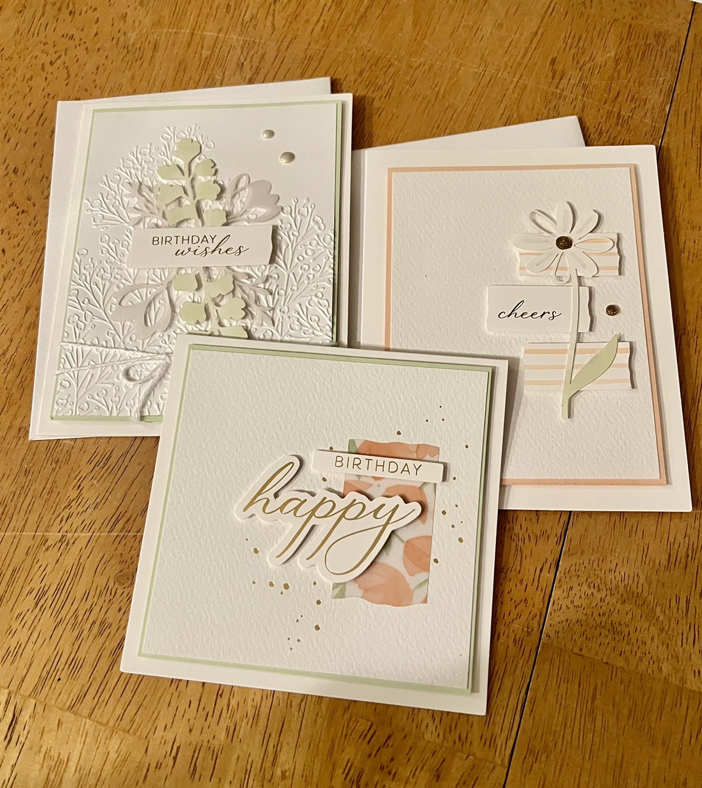 Stampin UP! LOVELIEST WISHES KIT Retired 9 cards W/Envelopes