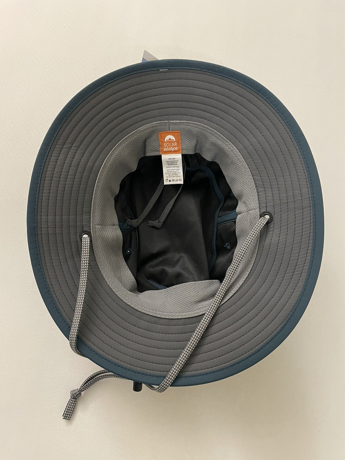 Sun Hat Solar Escape UV Explorer Sun Protection Bucket Hat Blue Gray