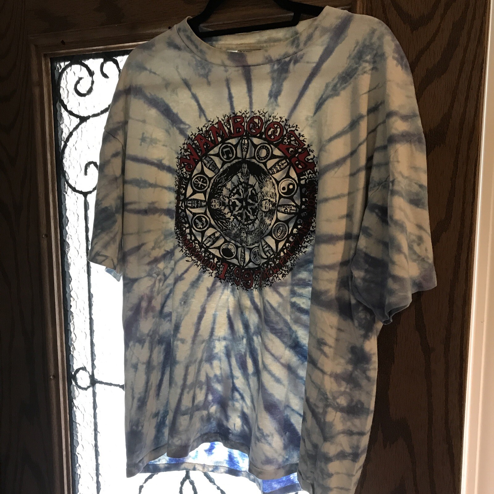 VINTAGE WAMBOOZY CONCERT SHIRT RARE TYE DIE! EXTRA LARGE  1997