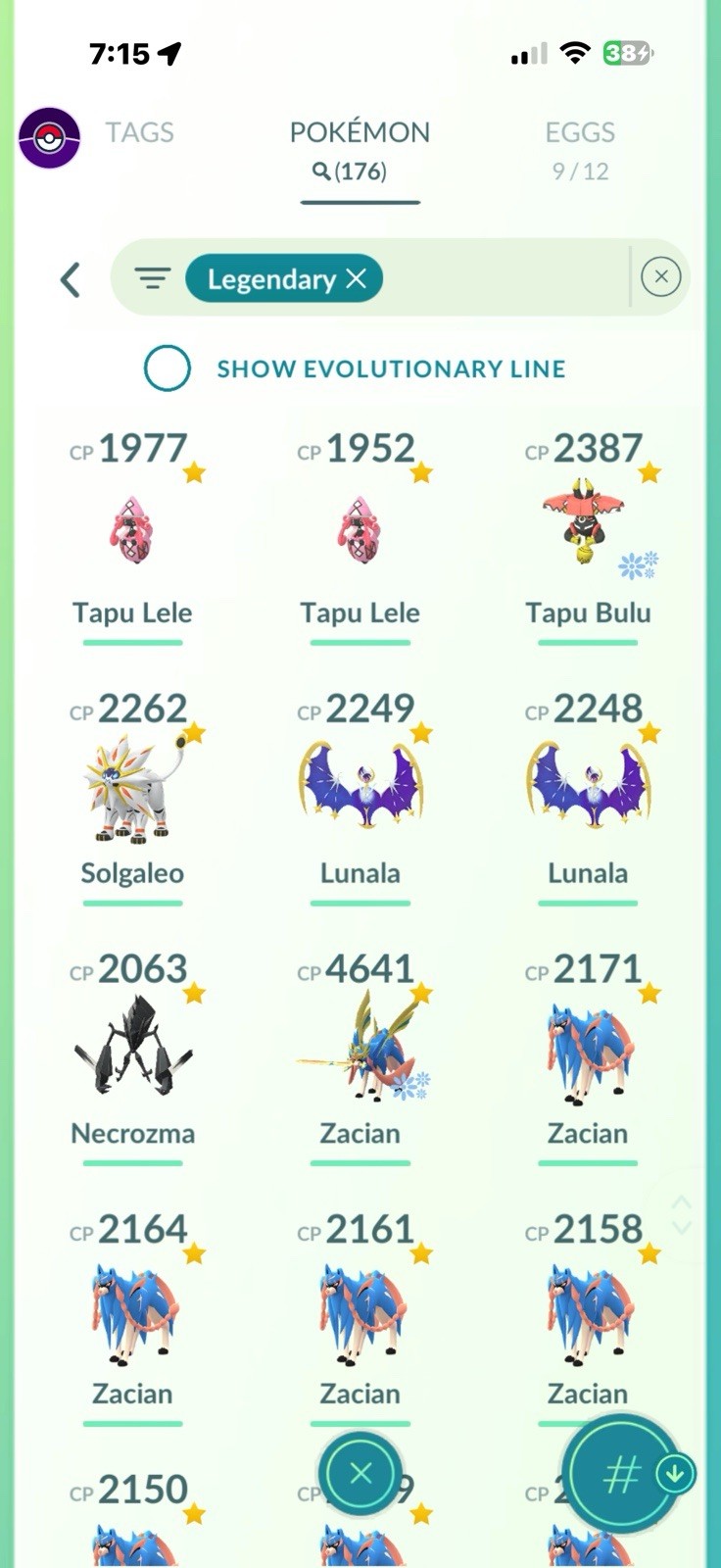 Pokémon GO Level 72 Game Account Legendary Shiny Pokémon ID DayWalker5150