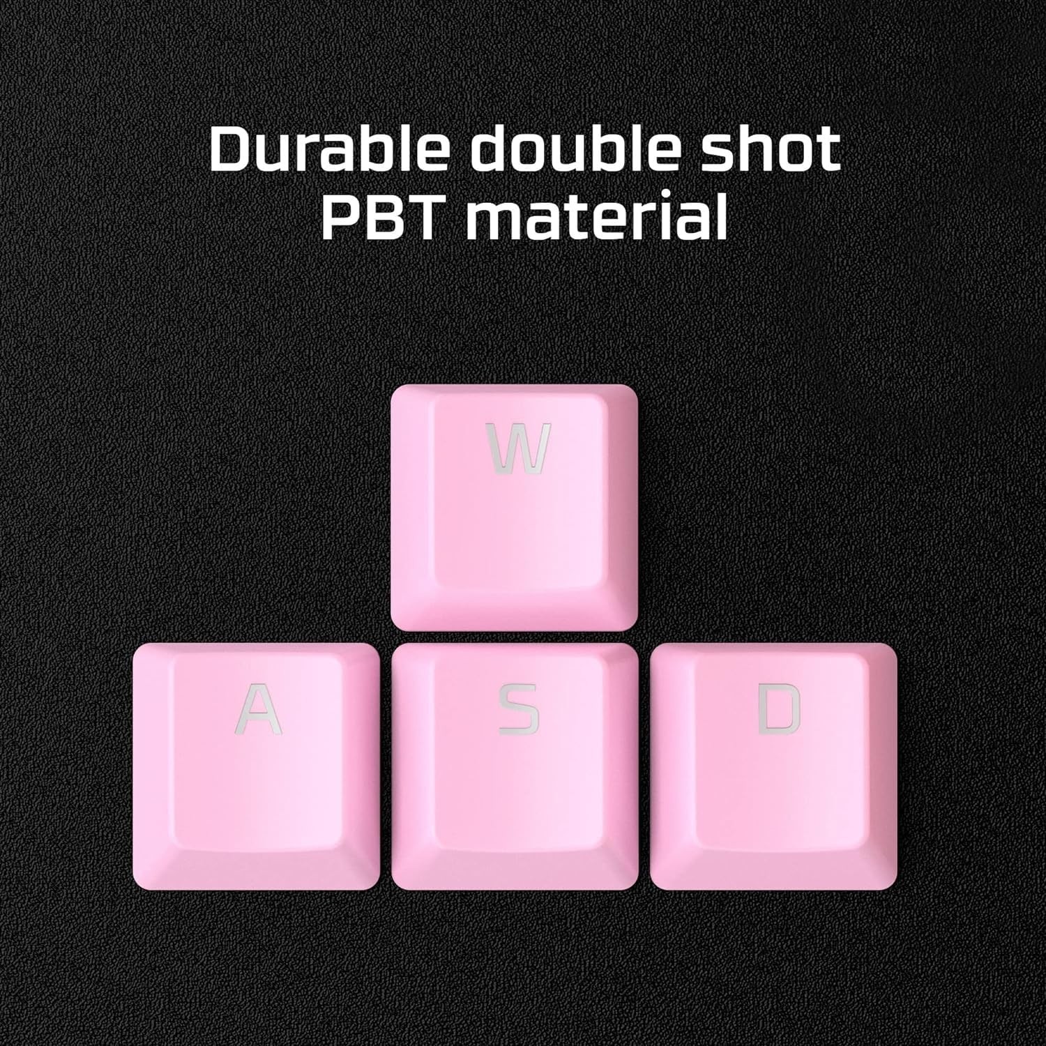HyperX PBT Keycaps – Full Key Set, Double Shot PBT Material, English (US)