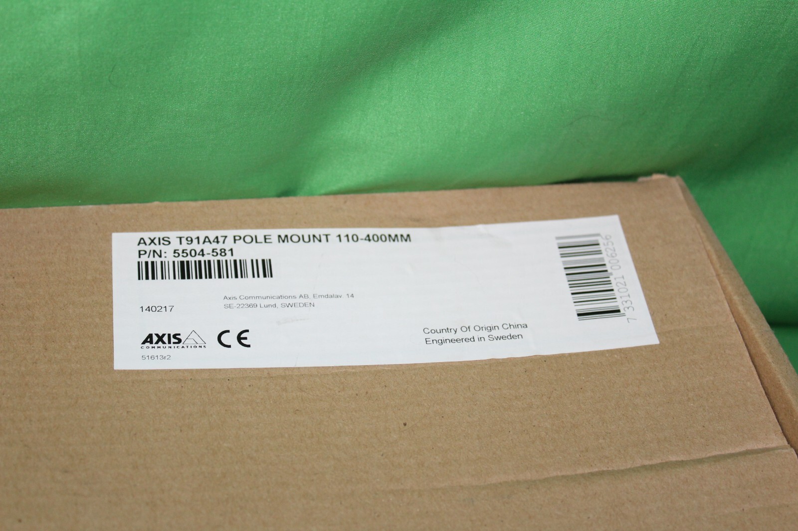 Axis T91A47 Pole Mount Bracket For Security Dome Camera 110-400MM P/N 5504/581