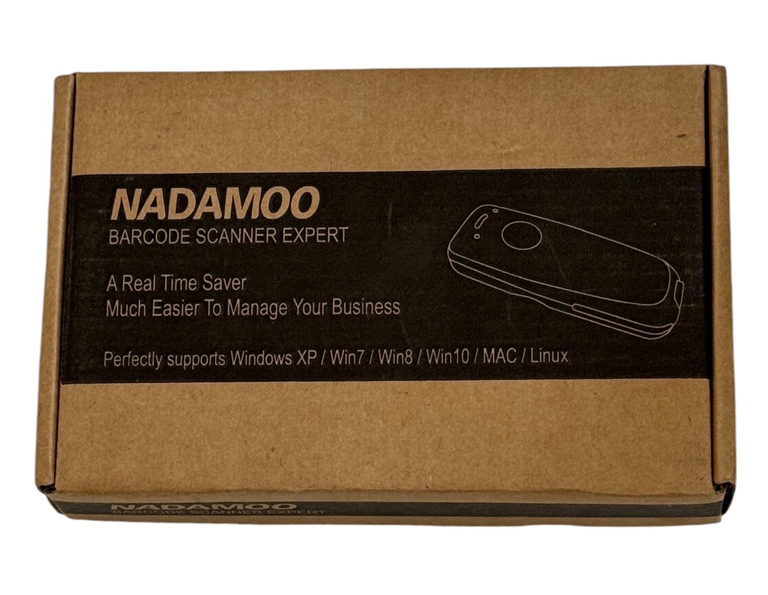 NADAMOO Wireless Barcode Scanner Compatible with Bluetooth Function, 2.4G