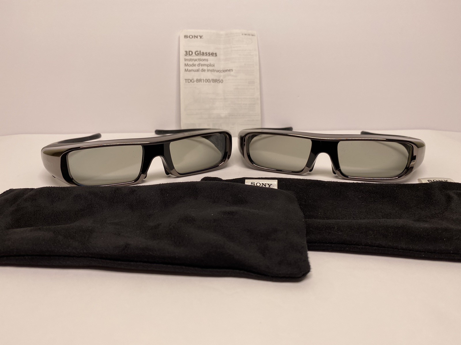 Sony 3D Glasses TDG-BR100 (Pair of 2 w/ original case)