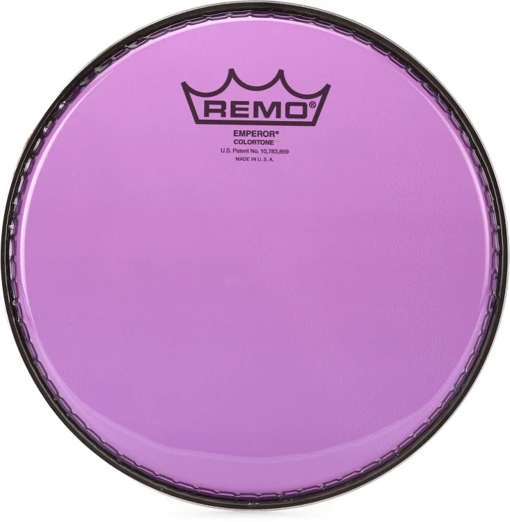 Remo Emperor Colortone Purple Drumhead - 8 inch
