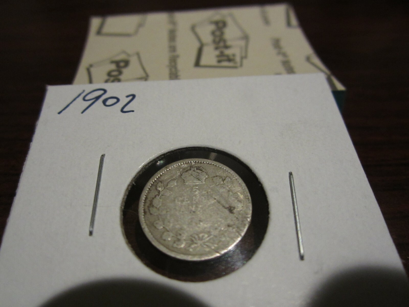 1902 - Canada - Silver Five cent - Circulated nickel - Nice Coin -