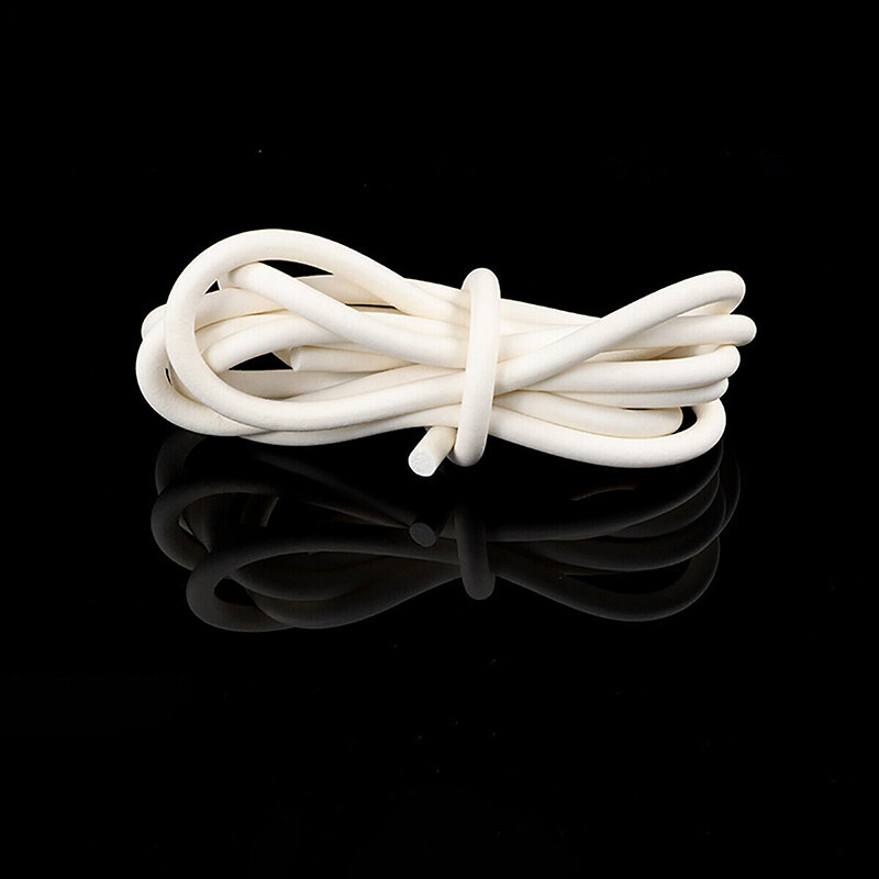 Silicone Rubber Cord White Round Strip Solid Rubber Strip Sealing Strip 1mm~25mm