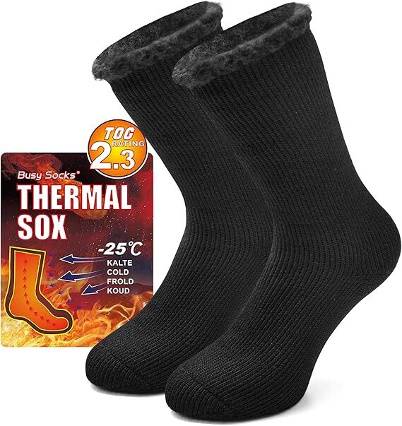 Calcetines Termicos de Invierno para Hombres y Mujeres Extra Gruesos Aislantes