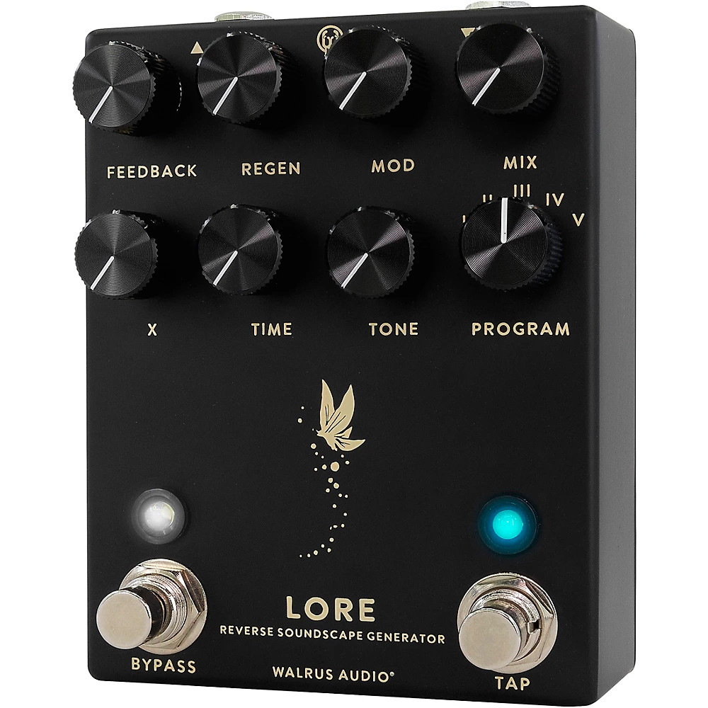 Walrus Audio Lore Reverse Soundscape Generator Effects Pedal Black