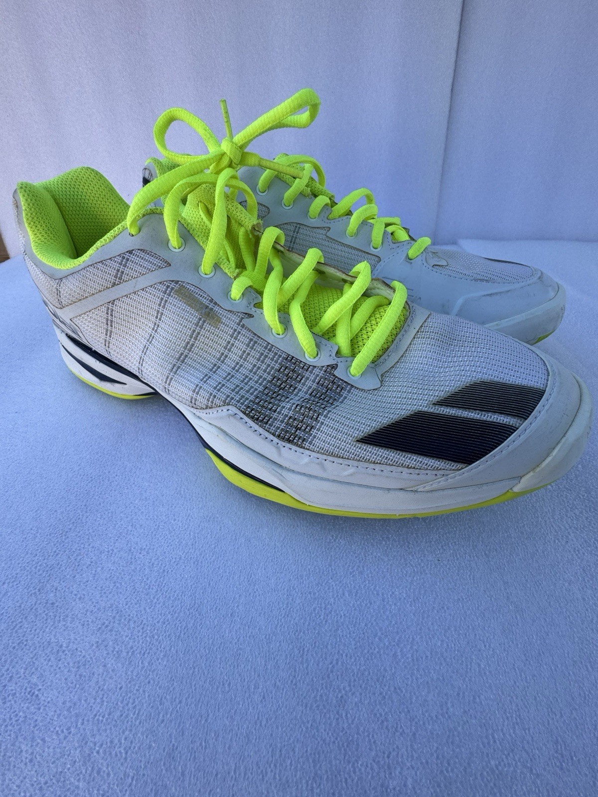 BABOLAT MEN'S 10.5 US JET Team ALL COURT TENNIS SHOES YELLOW White