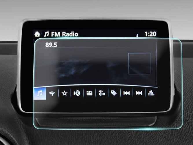 Crystal Clear Screen Protector for 2018 Toyota iA Vehicle Navigation