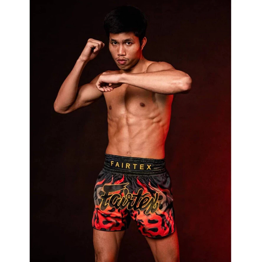 Fairtex Boxing Shorts-Joe Nattawut Muay Thai  Special Edition BS1921 Volcano