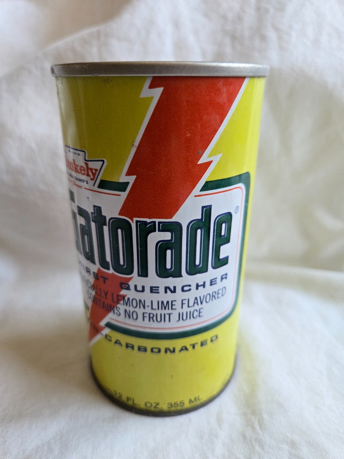1977 Gatorade Stokely Van Camps 12 oz Steel Empty Soda Pop Can #J