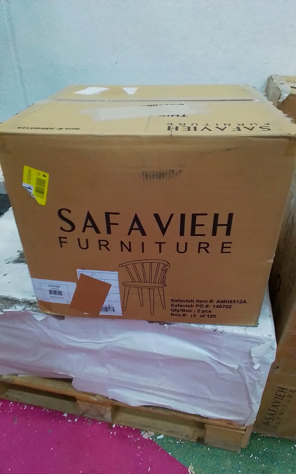 Safavieh BLANCHARD SIDE CHAIR, Reduced Price 2172743005 AMH8512A
