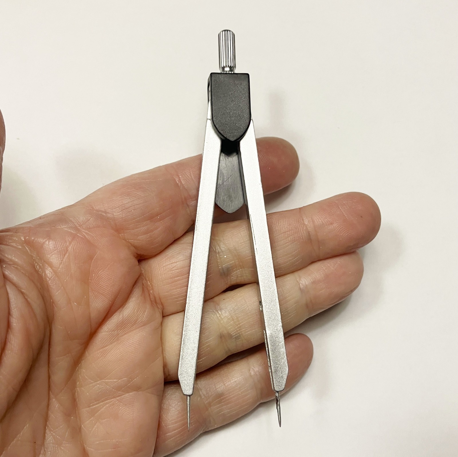 Morezmore M00393 1pc Mini Caliper Compass Needle Divider Clay Sculpting Tool