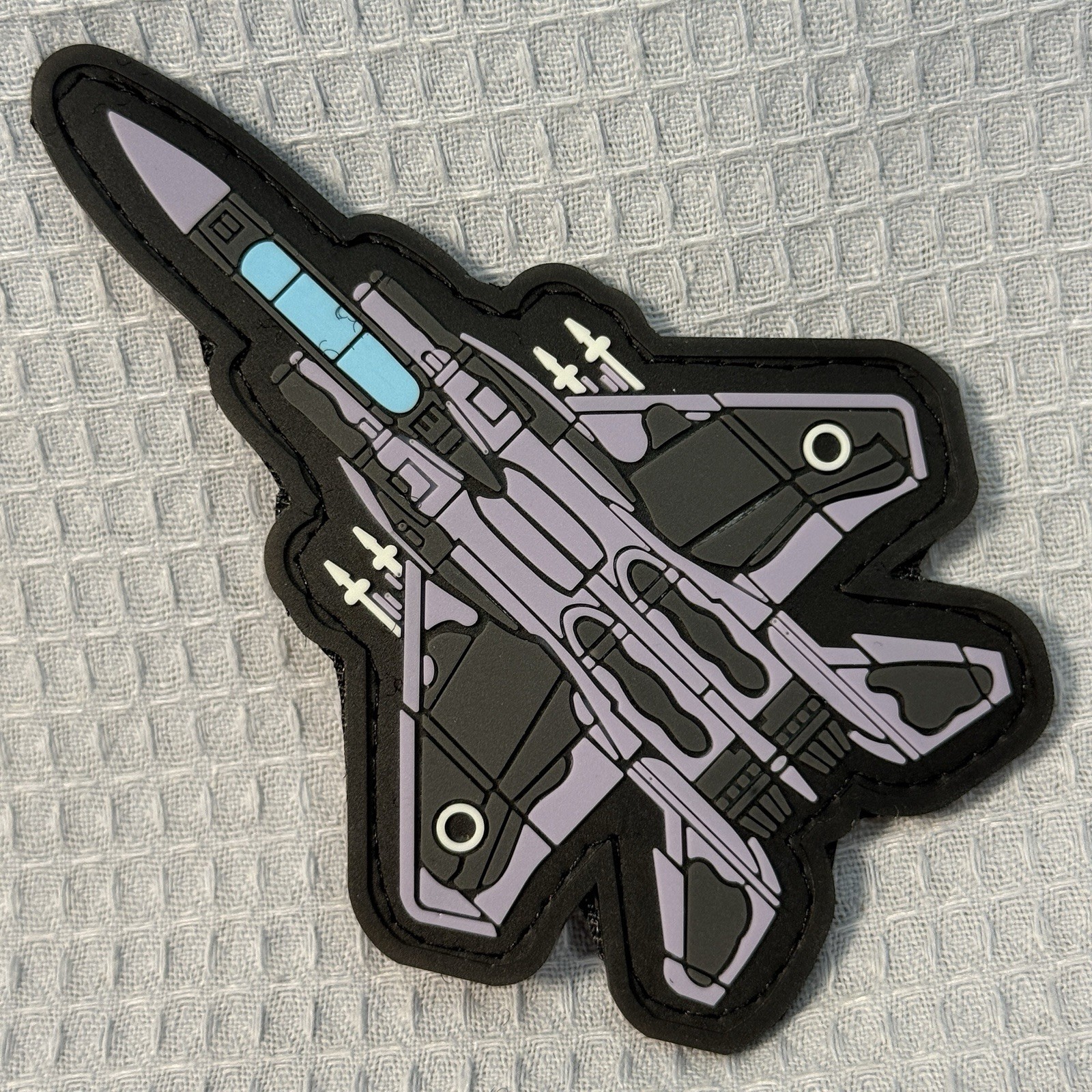 American F-15 Strike Eagle Fighter Jet PVC Hook Loop Tactical Morale Patch