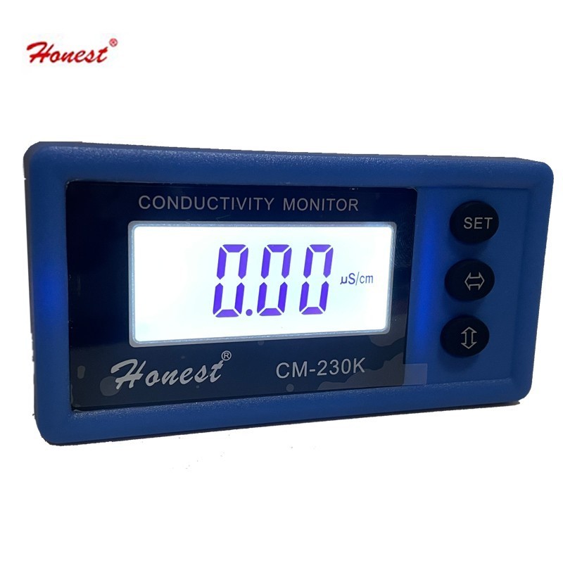CM-230K Online Conductivity Meter Water Conductivity Meter Monitor w/ Electrode