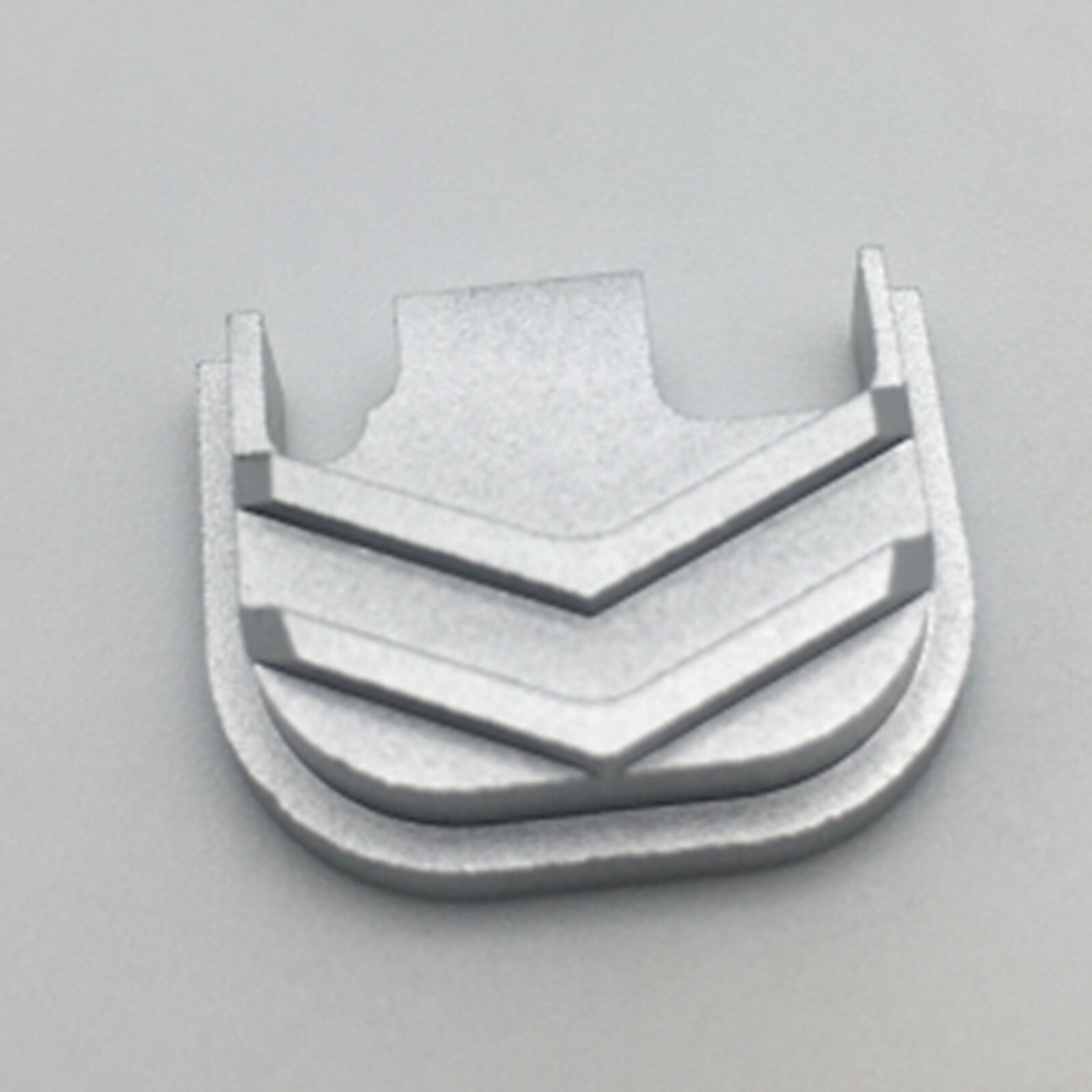 2 Pack Slide Upper Cover Back PIate for GI0ck Gen 1,2,3,4 Aluminum Silver