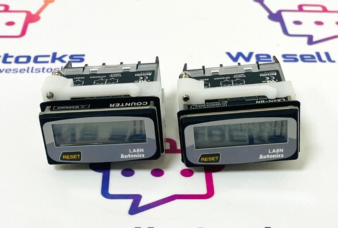 AUTONICS LA8N-BN LCD Digital Counter ( Lot Of 2 Pcs )