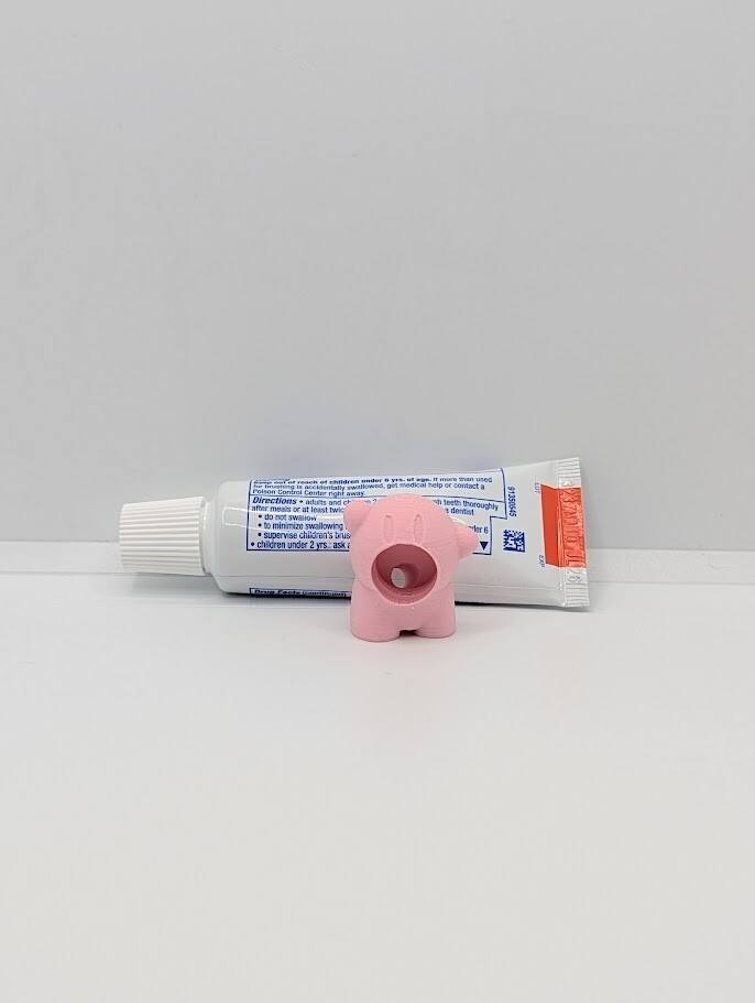 Kirby Pooping Toothpaste Topper | Comes with Toothpaste