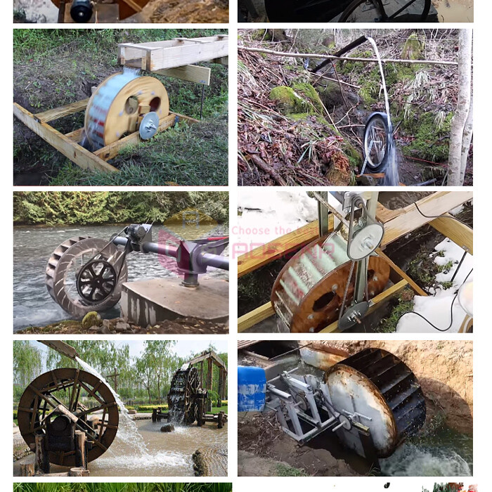 Water Turbine Generator Hydroelectric Generating Unit Hydro Generator 50W