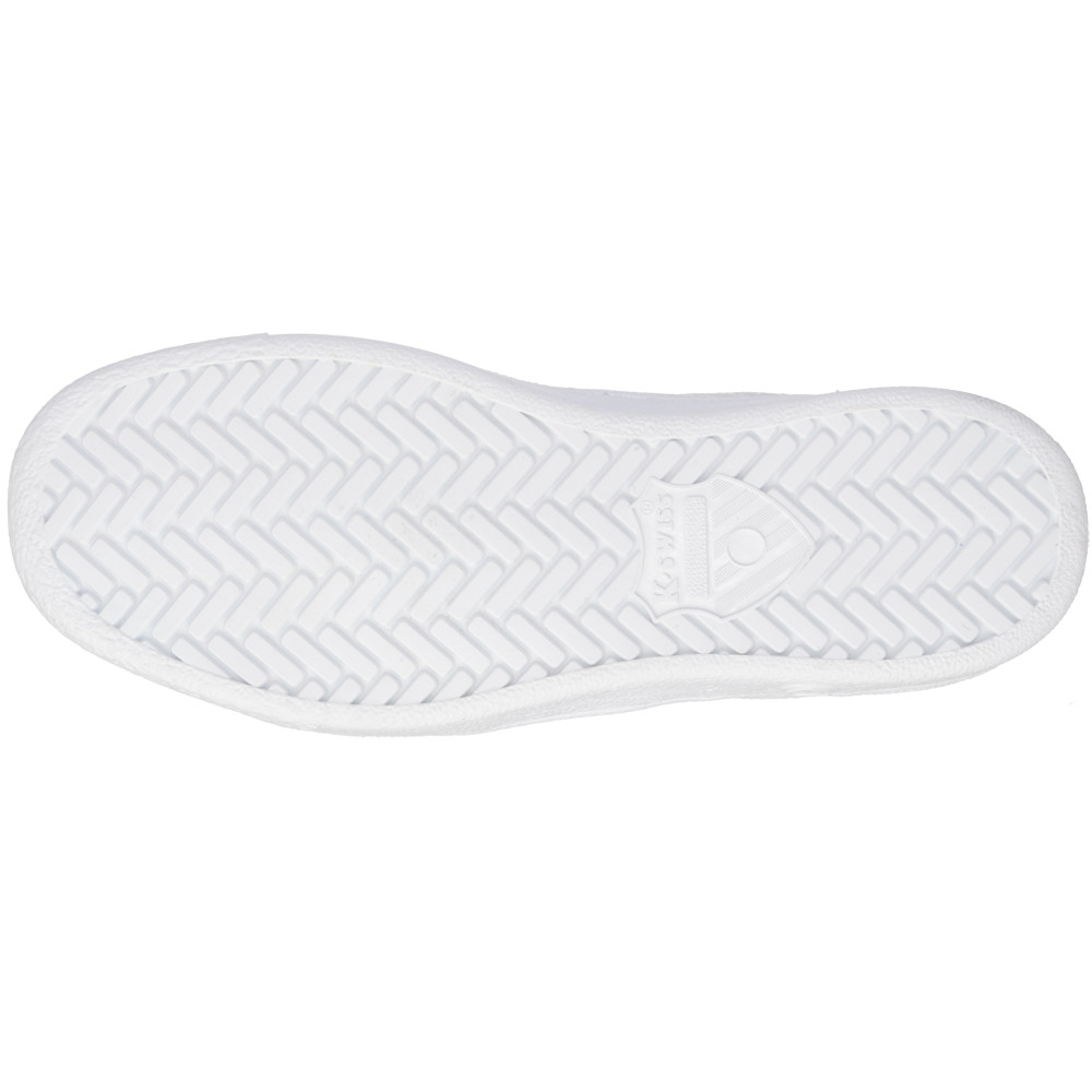 K-Swiss Ambassador Elite Lace Up Womens White Sneakers Casual Shoes 96992-113