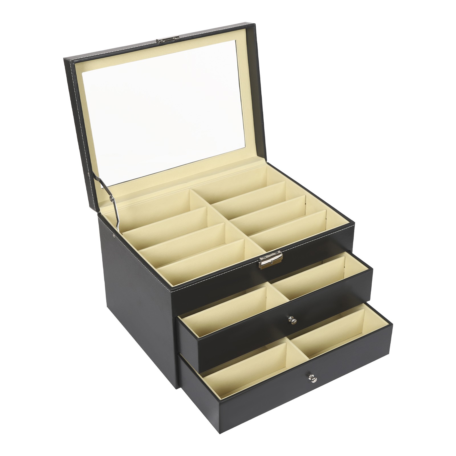Counter Table Sunglasses Glasses Display Storage Display Organizer Box 24 Slots