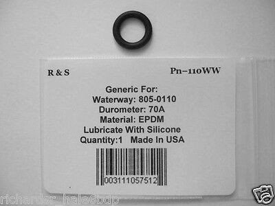 Waterway 805-0110 Crystal Water Air Relief O-Ring / R&S 110WW / EPDM Material
