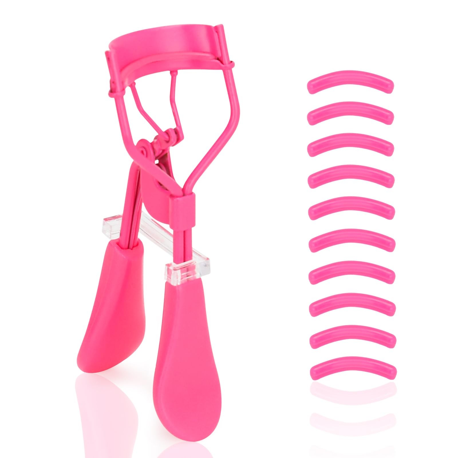 ODELY Eyelash Curler with Pads, Lash 10 LIGHT PINK, Light Pink