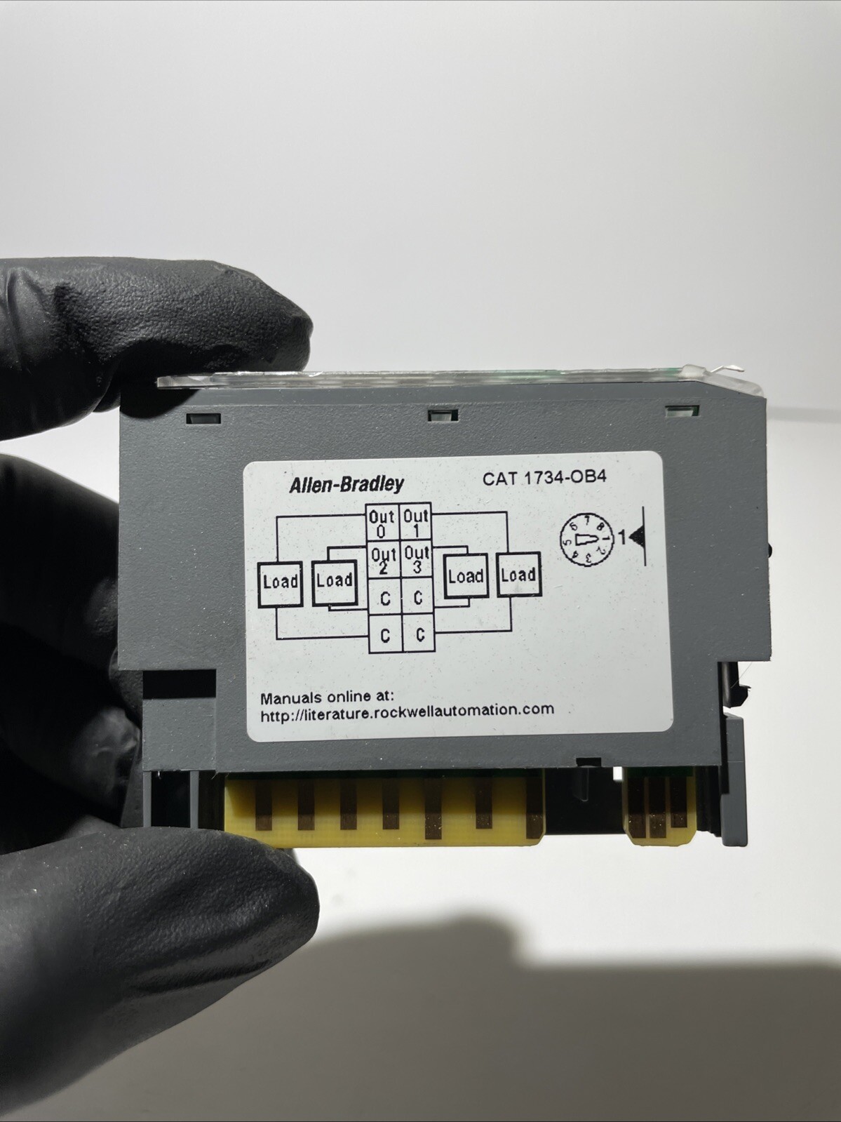 ALLEN BRADLEY 1734-OB4 POINT I/O 4POINT DIGITAL OUTPUT MODULE 1734OB4 USA
