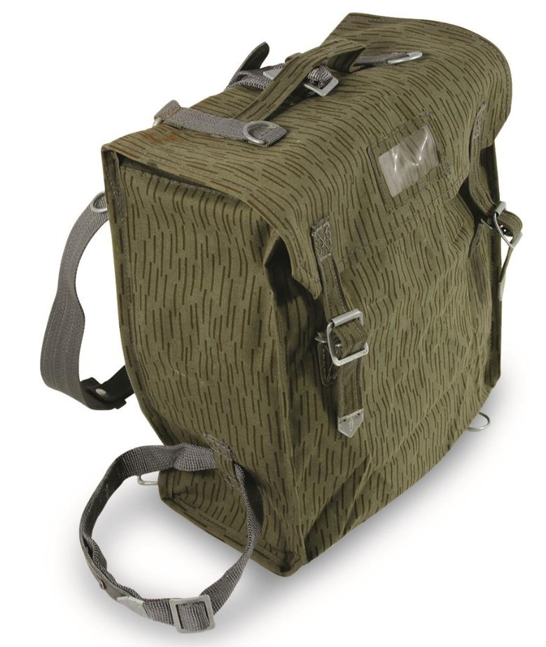 East German NVA Rucksack Strichtarn Camo Field Pack Raindrop Backpack Field Gear