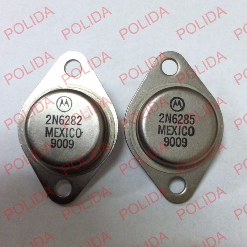 1pairs OR 2PCS  Transistor MOTOROLA/RCA TO-3 2N6282/2N6285