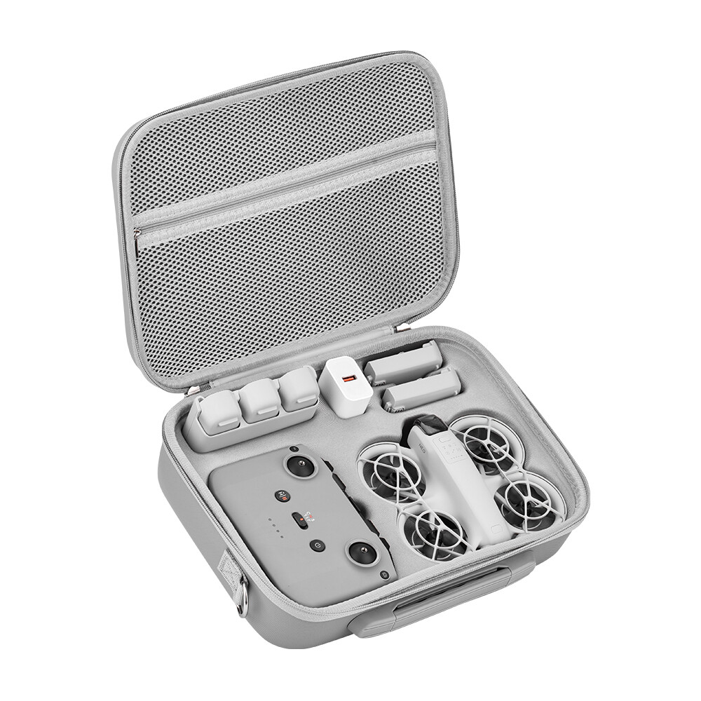 For DJI Neo Drone Crossbody Storage Bag Large Capacity PU Organizer Carry Case