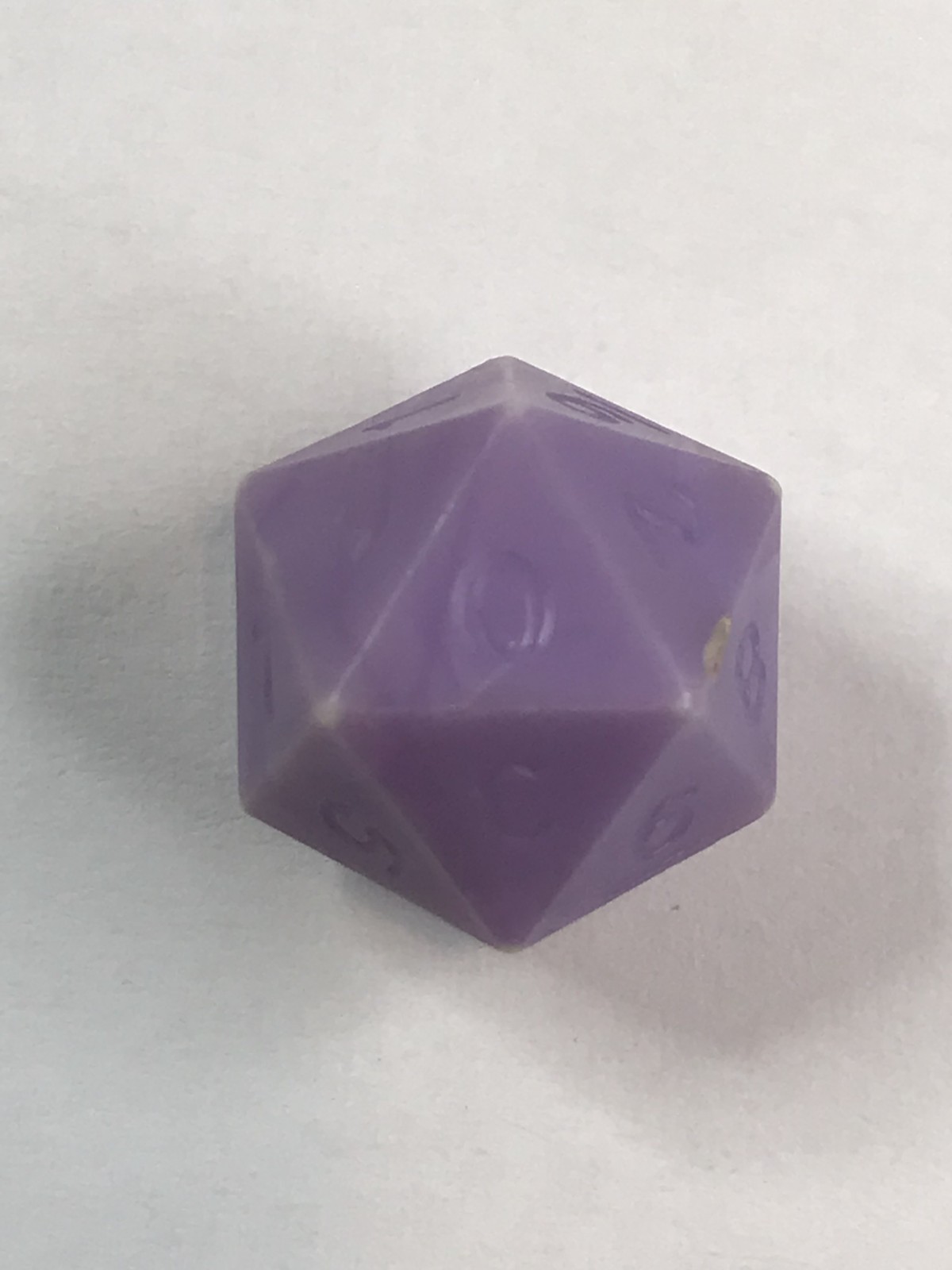 Vintage Mini Gamescience d20 - Purple rpg ad&d dice