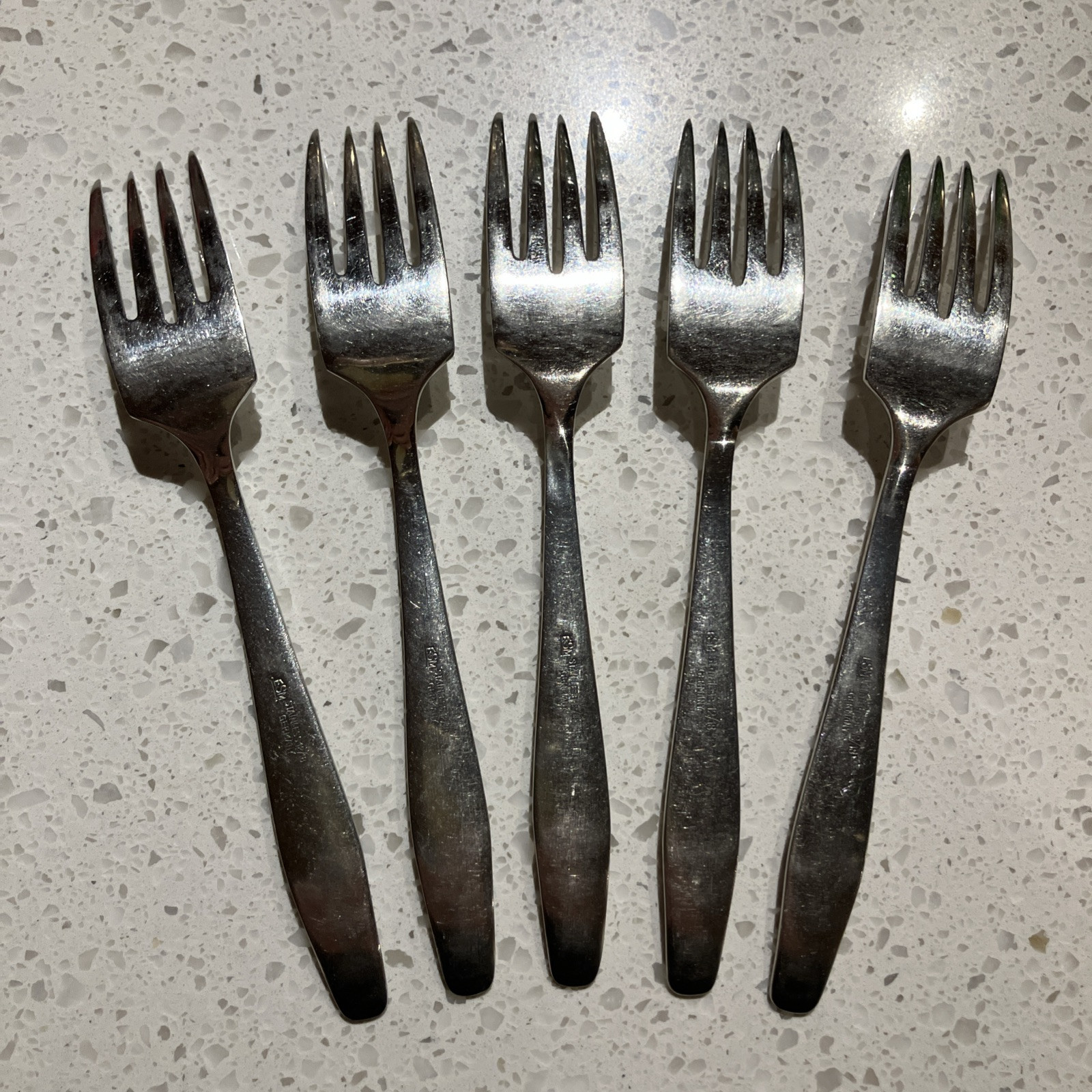 5 Salad Fork ESM7 by ESM Stainless 12/18 Germany