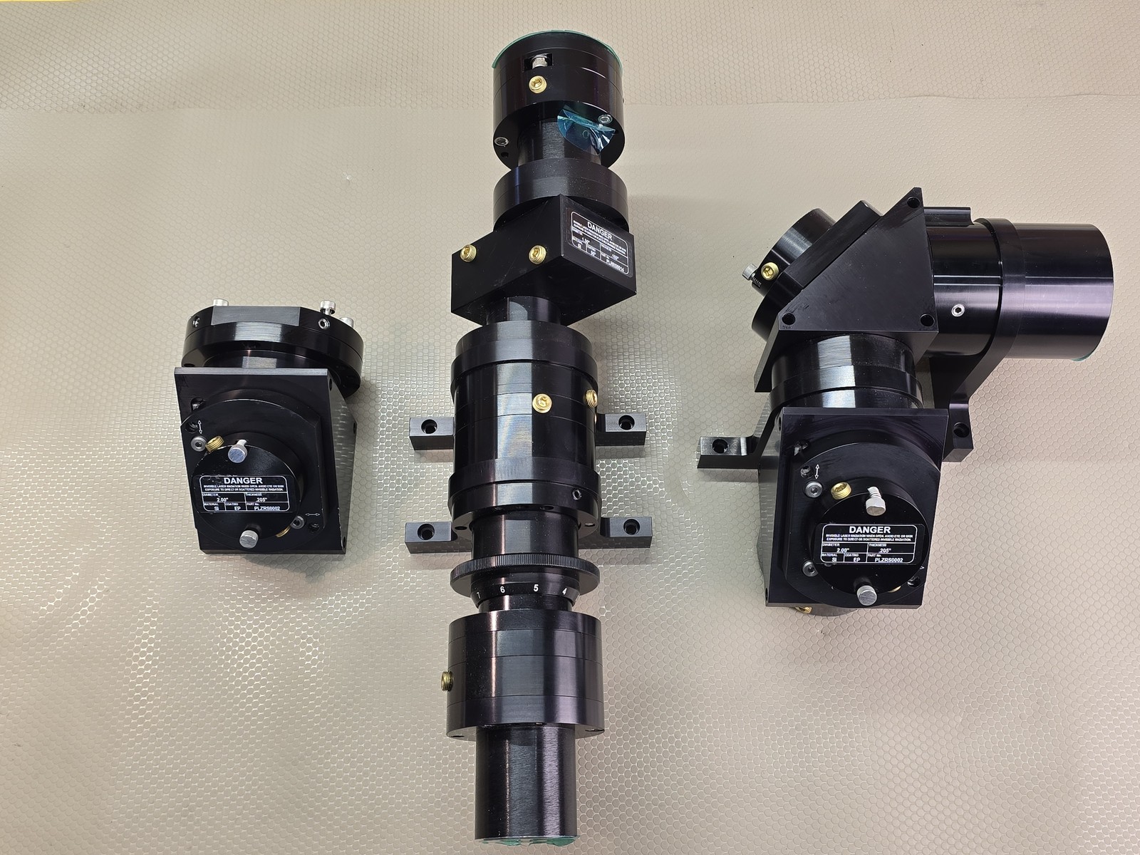Laser Mechanisms Mech Beam Delivery Assembly Arms EMS Custom Mirror Blocks Tube