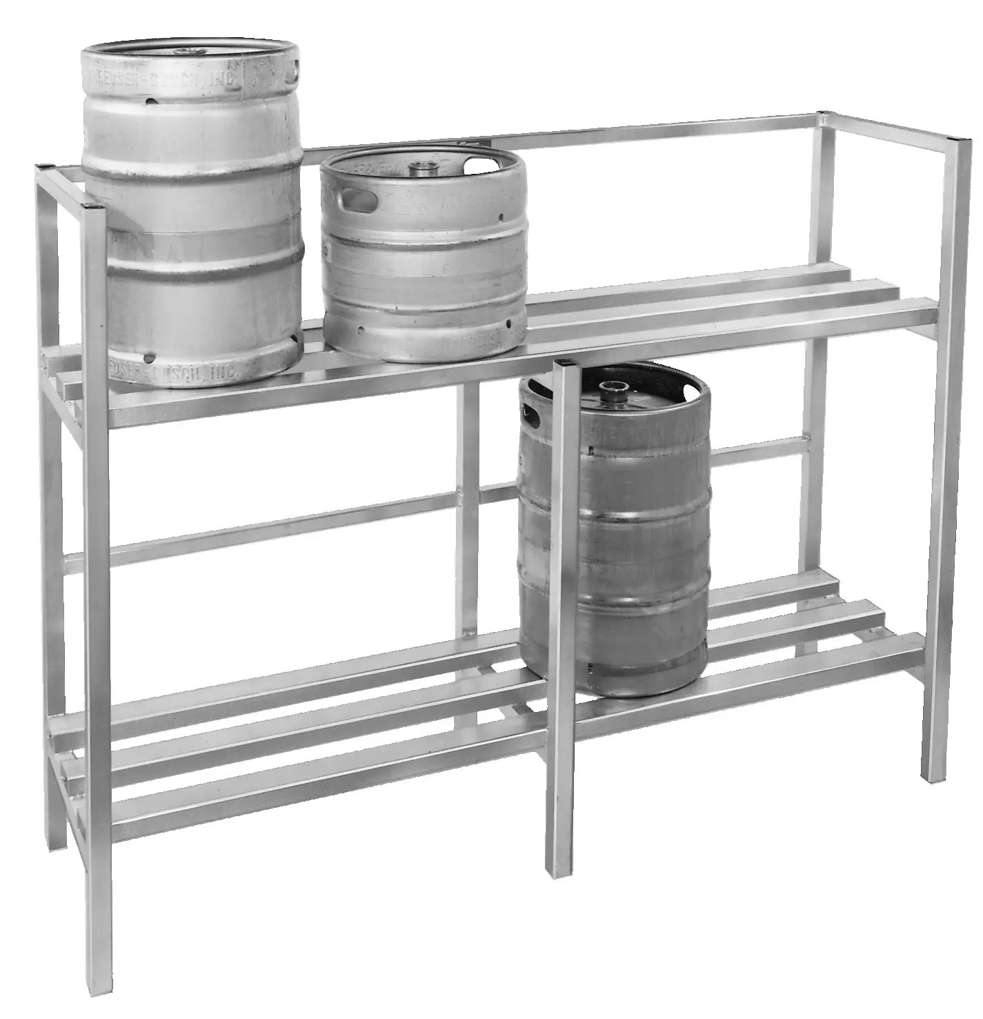Channel Manufacturing KSR72 71.5" x 20" Welded Aluminum Keg Storage Rack