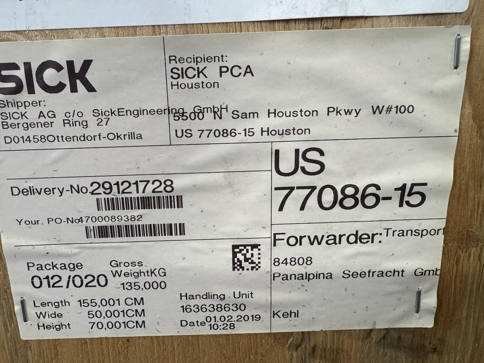 Sick Flow Meter