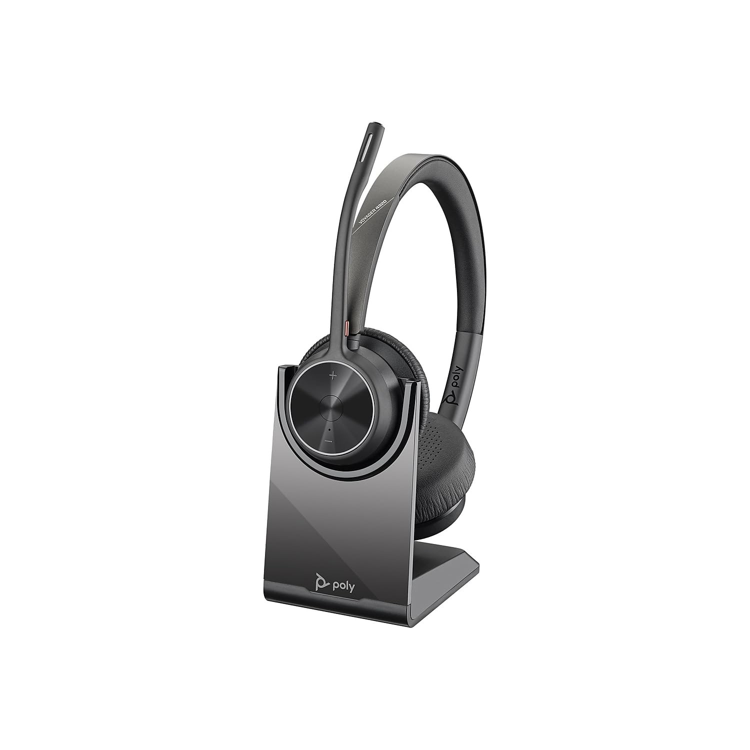 Poly - Voyager 4320 UC Wireless Headset + Charge Stand with Mic 77Z31AA