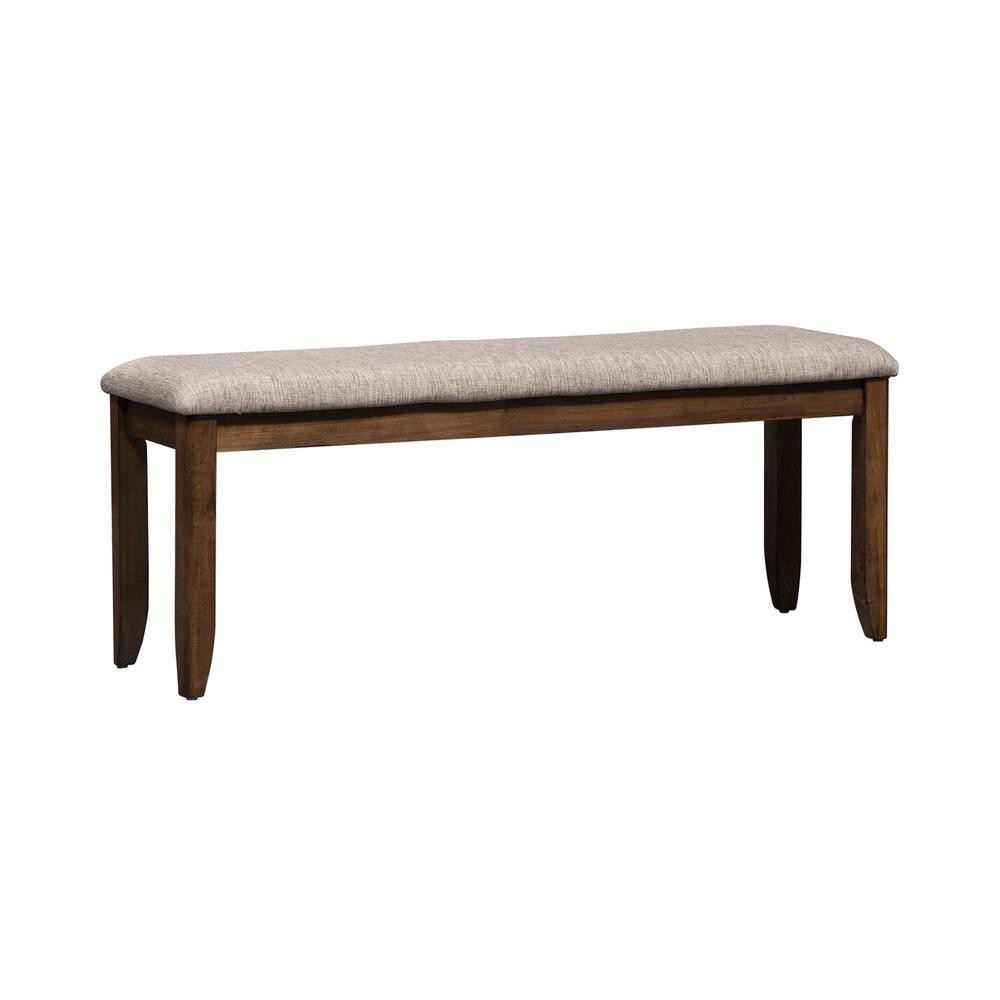 Santa Rosa Upholstered Dining Bench in Antique Honey