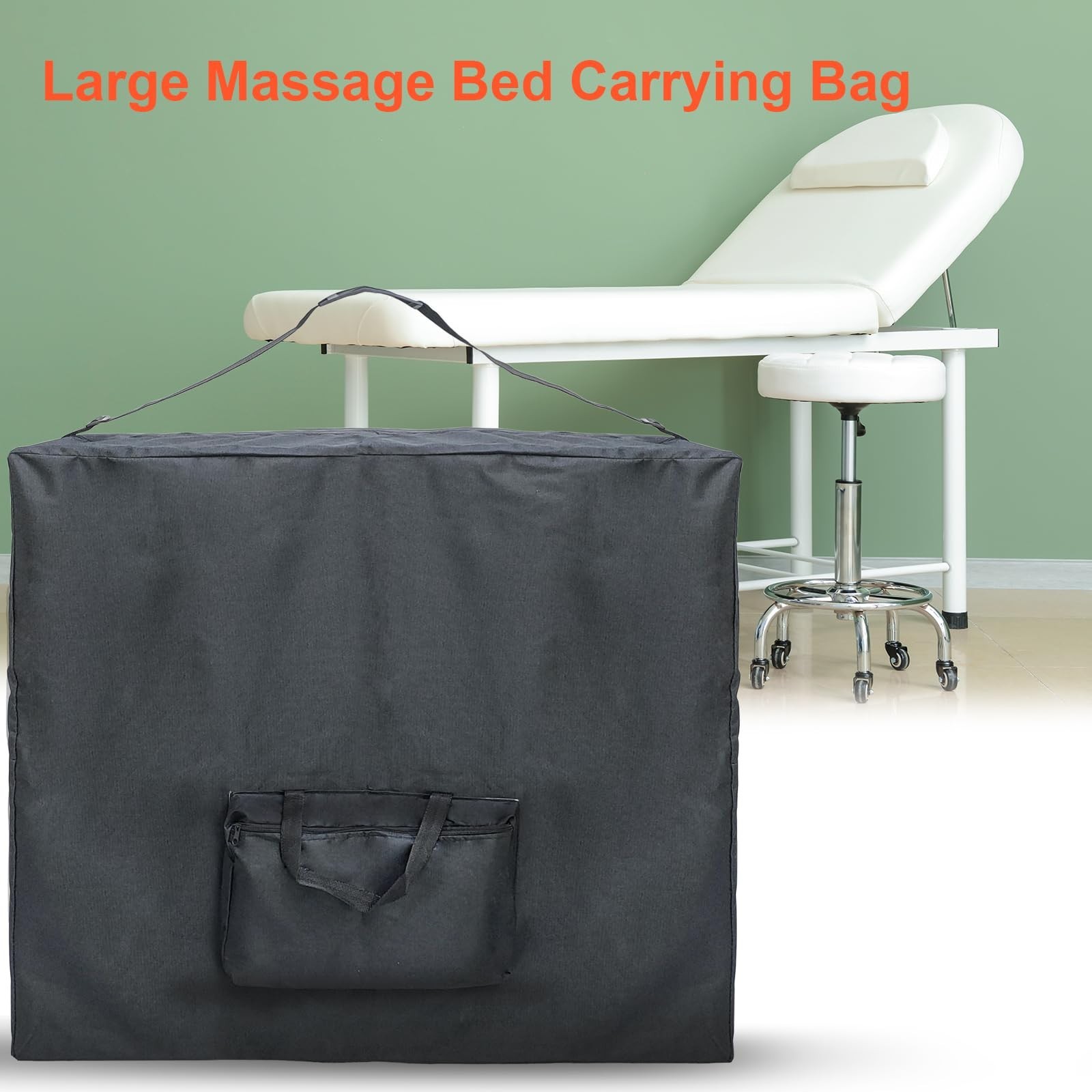 Portable Massage Table Carrying Bag - Foldable with Shoulder Strap, Extra Large
