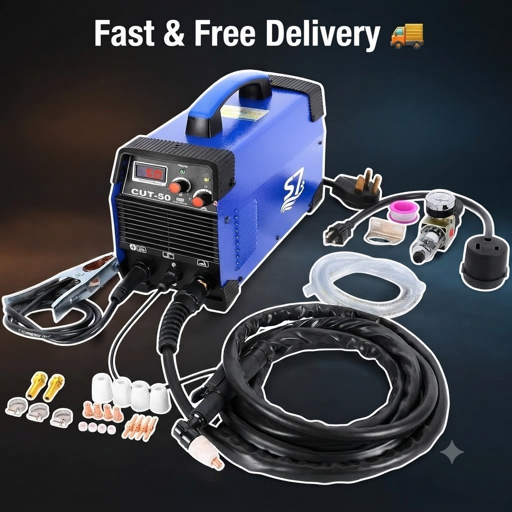 Plasma Cutter,CUT50 55Amp 110V/220V Dual Voltage IGBT Cutting Machine, 50/60Hz
