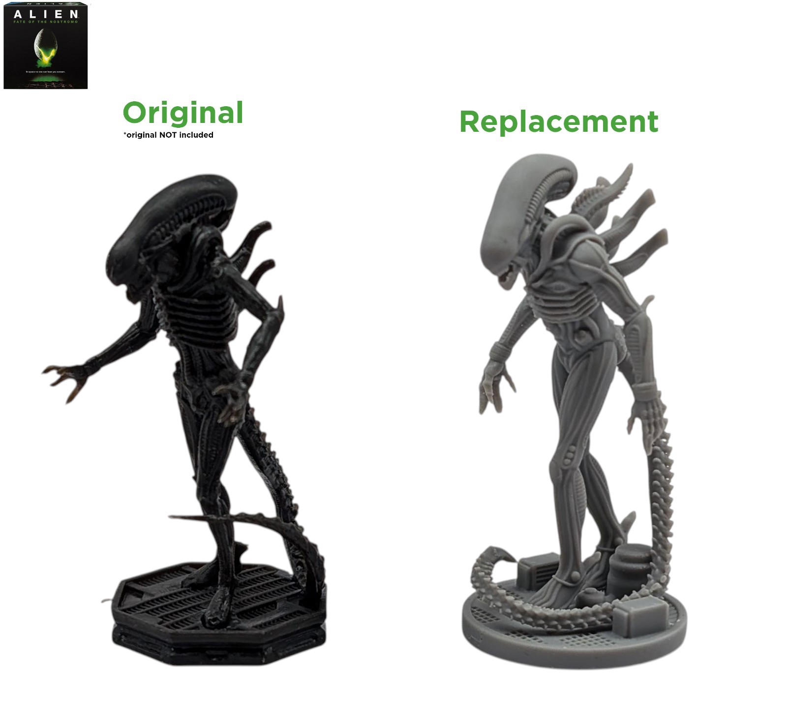 Alien: Fate of the Nostromo Board Game Compatible Upgraded Resin Miniatures