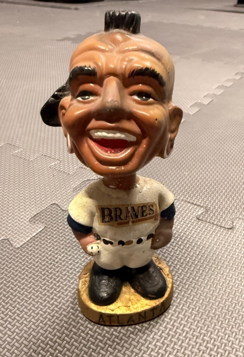 Vintage 1960’s ATLANTA BRAVES JAPAN NODDER BOBBLHEAD Sports Specialties