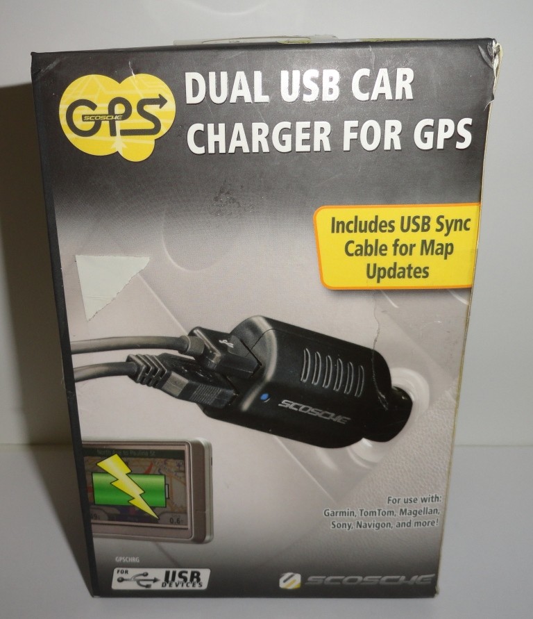 Scosche Dual USB Car Charger for GPS
