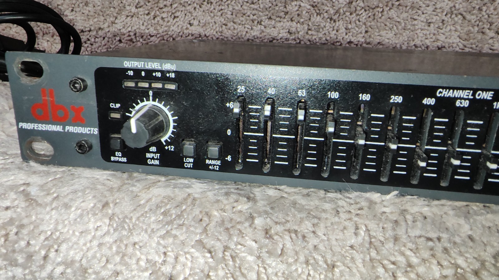 DBX 215 Graphic Equalizer Dual 15 Band.**Tested Working**