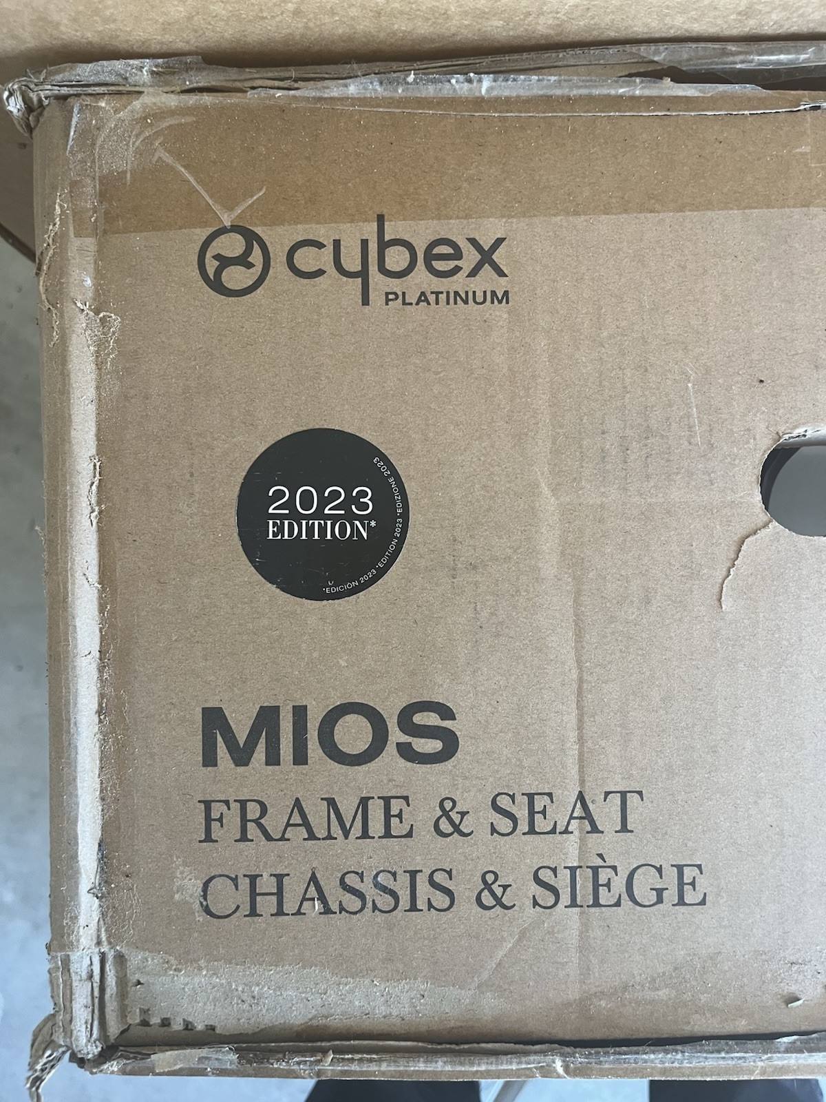 Cybex Platinum Mios Frame and Seat Black 2023 Edition Brand New Never Used