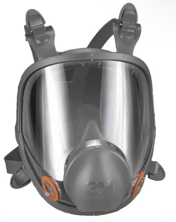 3M 6800 Full Facepiece Reusable Respirator, Medium, Gray