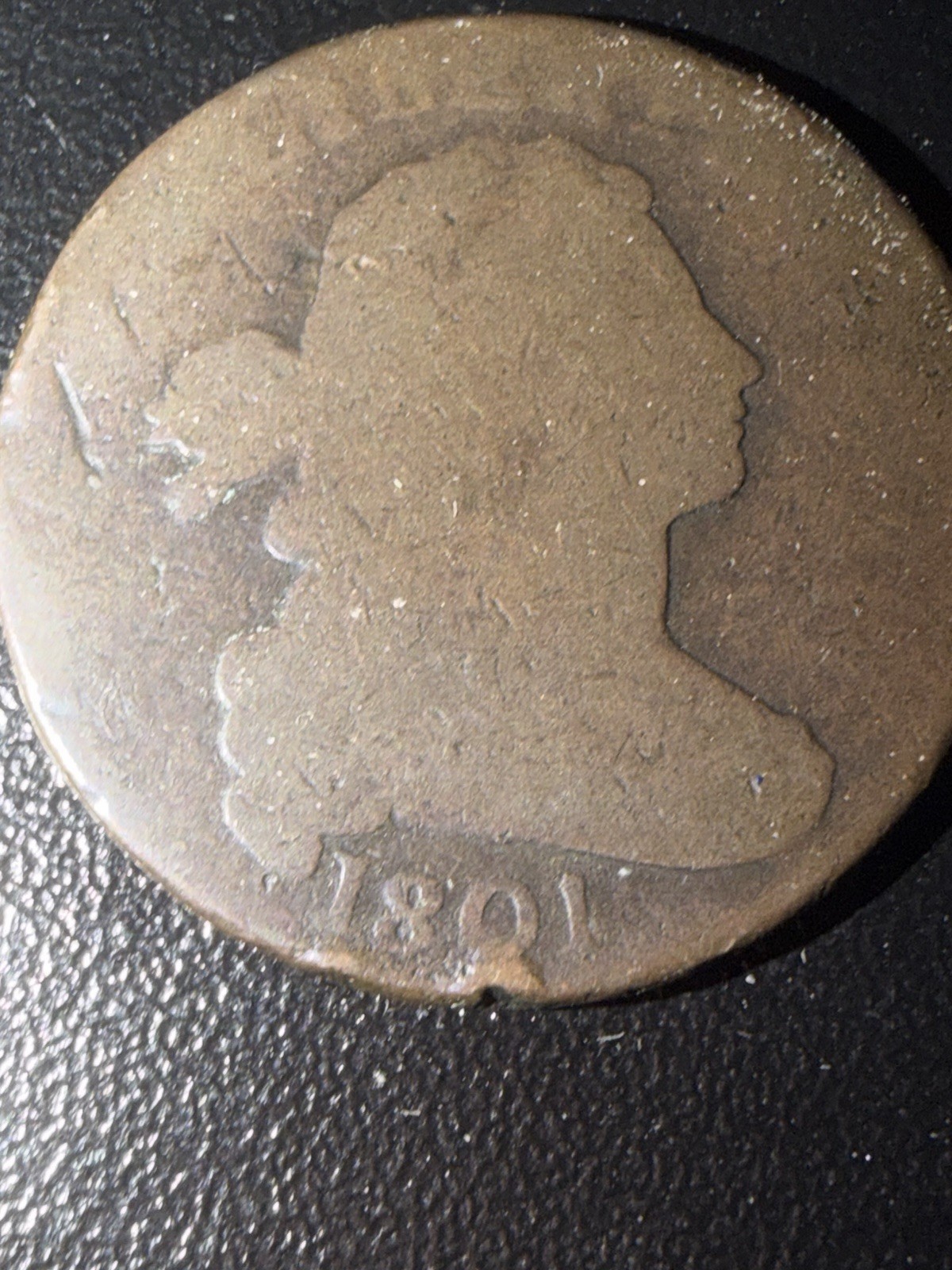 1801 3 Errors Large Cent AG