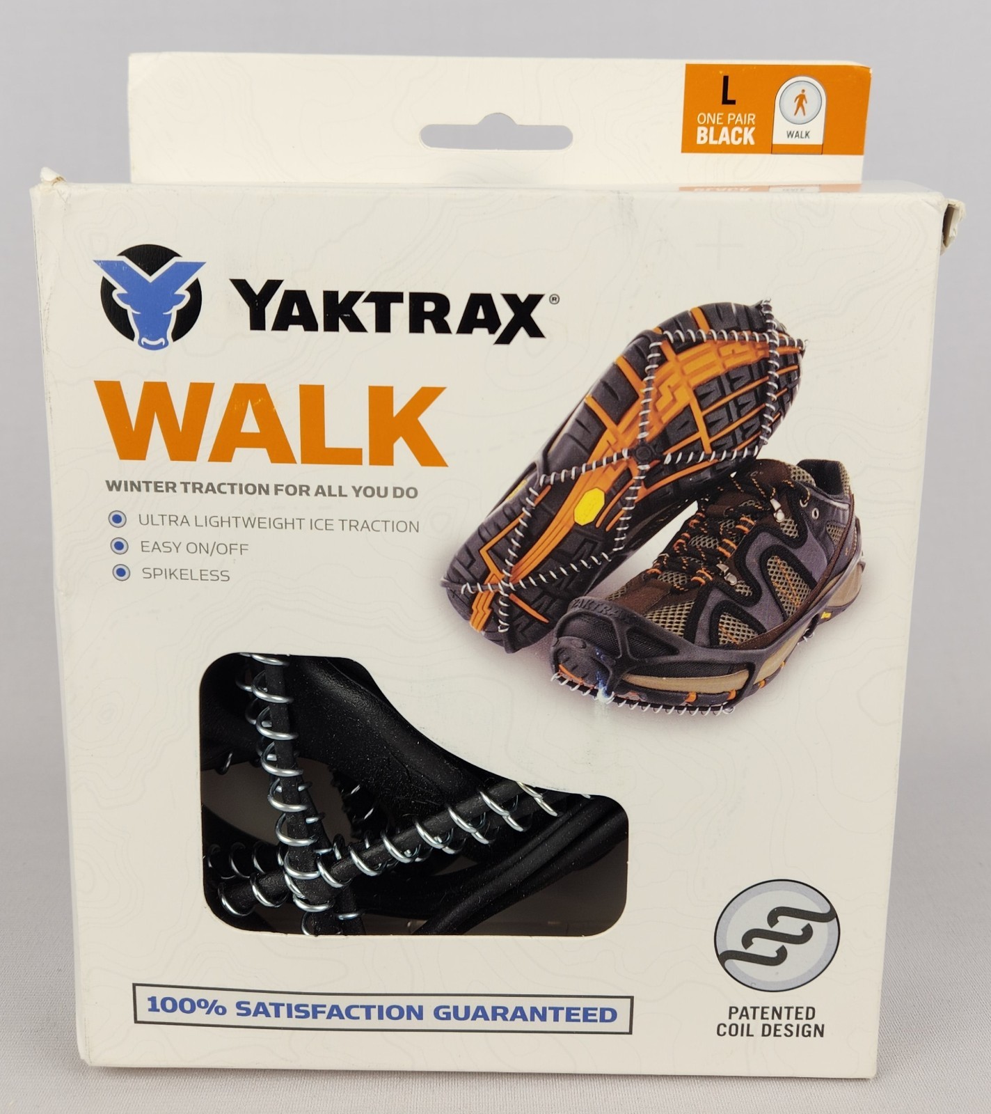 Yaktrax walk Size Large Mens Size 11.5-13.5 For Ice And Snow NIB